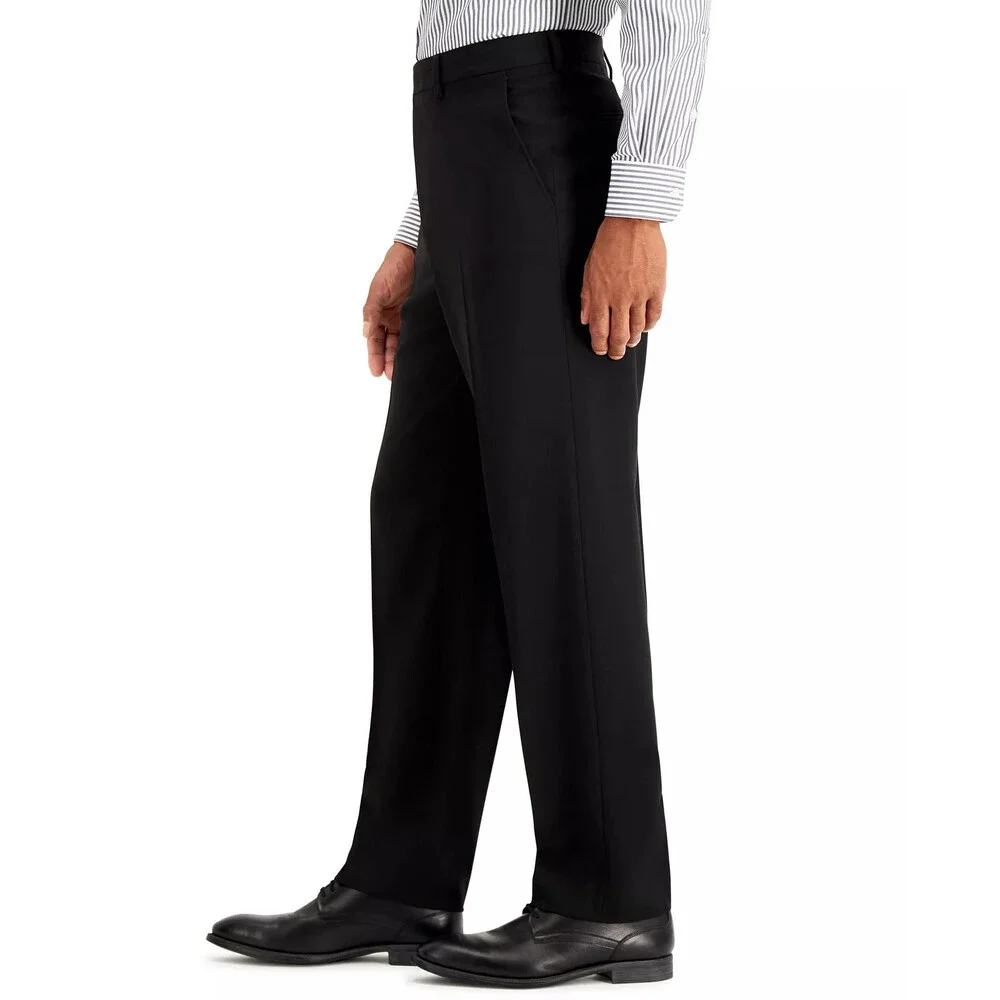Nautica Men's Suit 46R 40x32 Black Modern Fit Bi-Stretch Performance NWT $395
